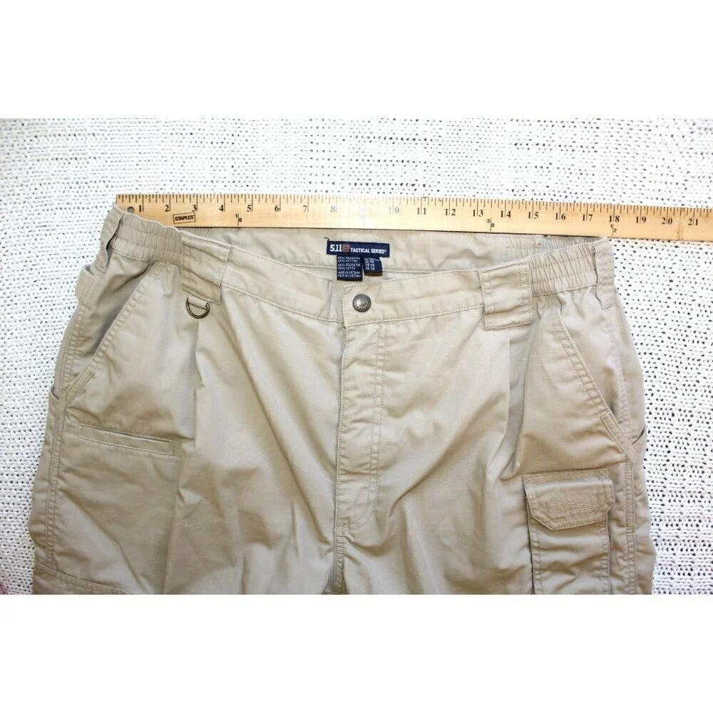5.11 Men's ABR Pro Tactical Cargo Pants Size 40/36 Khakis Pockets Outdoor Work
